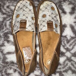 Ariat Women's Floral Tan Loafers